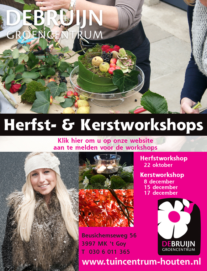 herfstworkshop en kerstworkshop